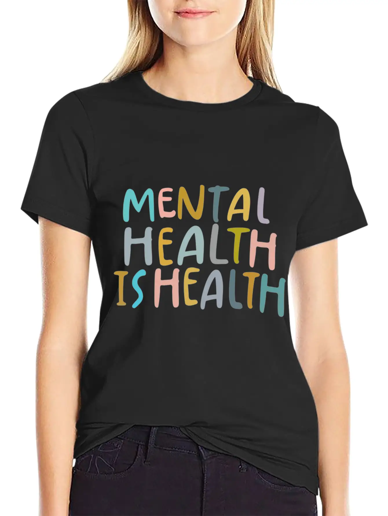 Mental Health Is Health Raise Awareness Of Mental Timeless Short Sleeve Tee – Comfy And Minimalist Design