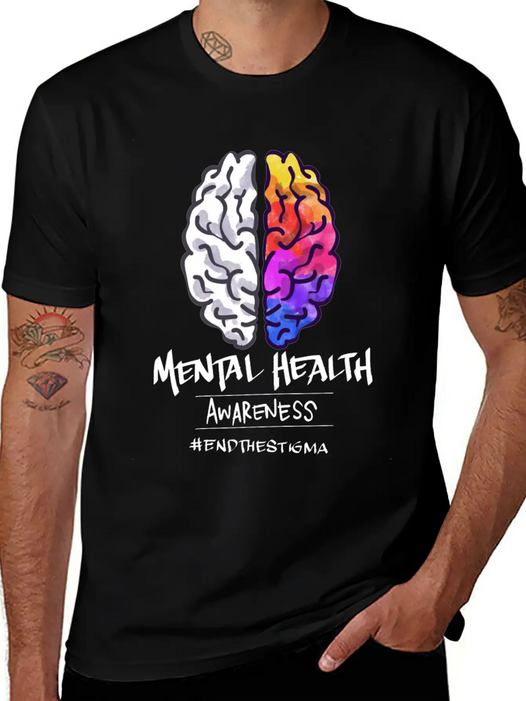 Mental Health Matters Awareness End The Stigma Relaxed Everyday Tee – Lightweight And Durable Cotton