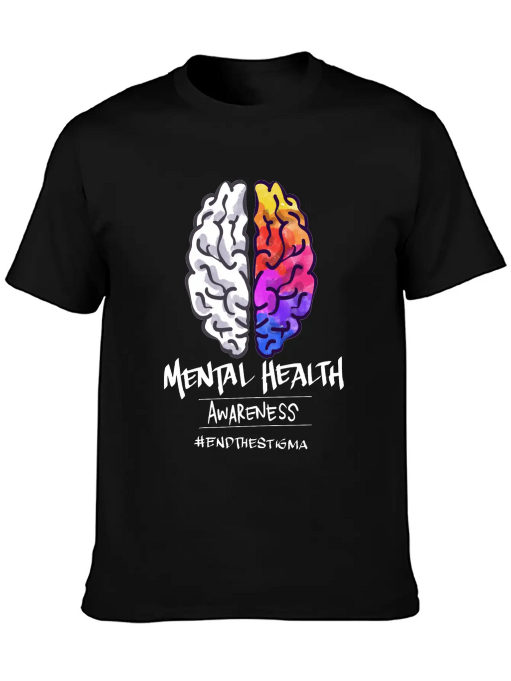 Mental Health Matters Awareness End The Stigma Relaxed Everyday Tee – Lightweight And Durable Cotton