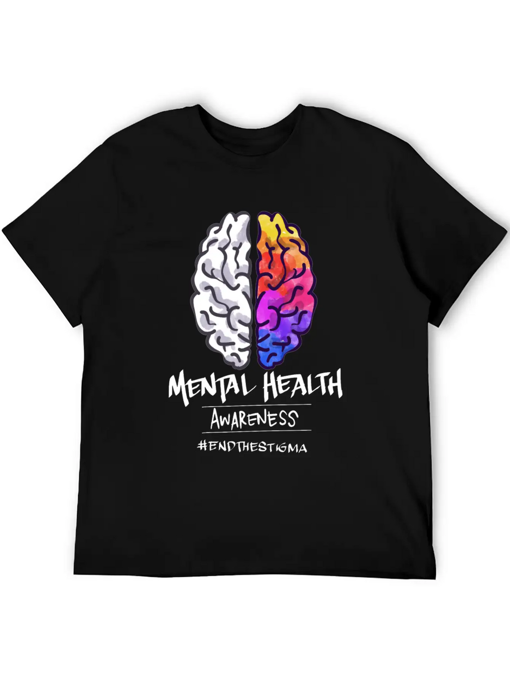 Mental Health Matters Awareness End The Stigma Relaxed Everyday Tee – Lightweight And Durable Cotton