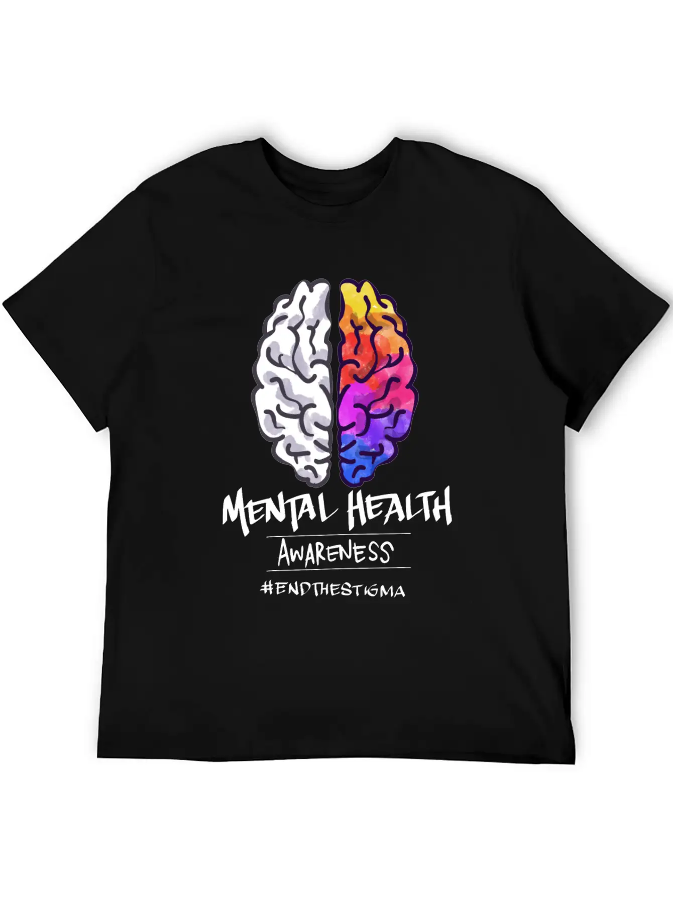Mental Health Matters Awareness End The Stigma Relaxed Everyday Tee – Lightweight And Durable Cotton