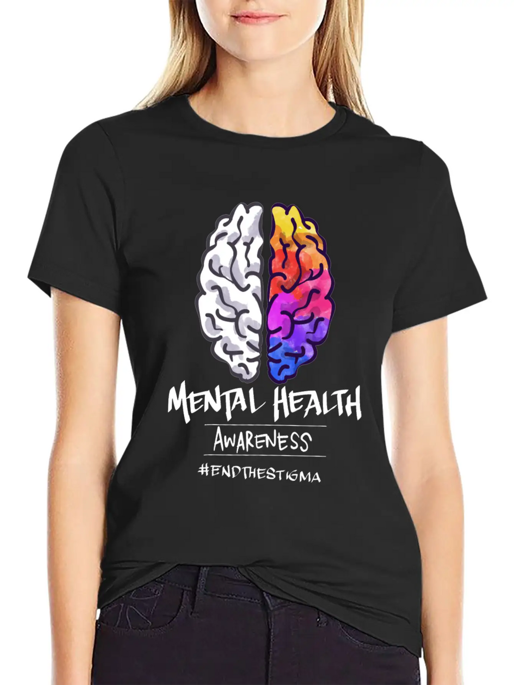 Mental Health Matters Awareness End The Stigma Relaxed Everyday Tee – Lightweight And Durable Cotton
