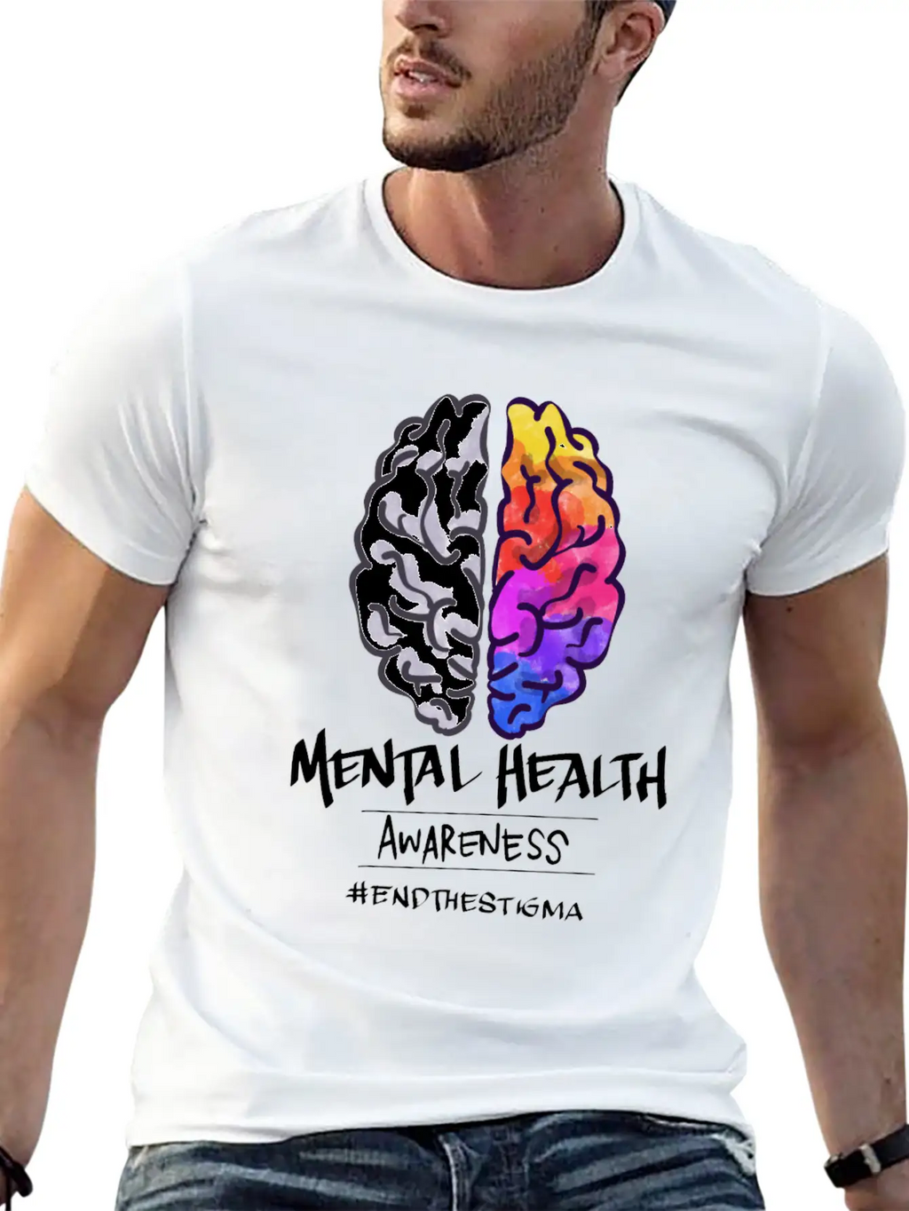 Mental Health Matters Awareness End The Stigma Relaxed Everyday Tee – Lightweight And Durable Cotton