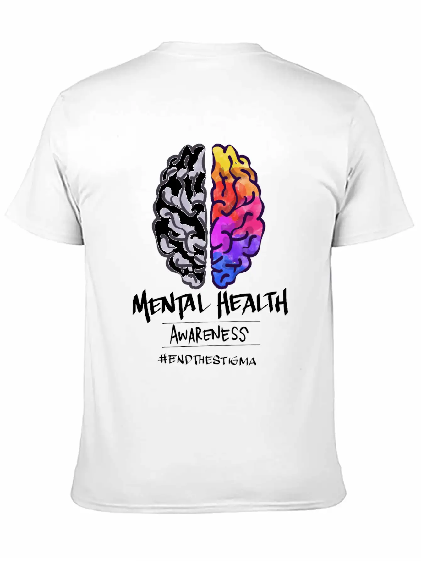 Mental Health Matters Awareness End The Stigma Relaxed Everyday Tee – Lightweight And Durable Cotton