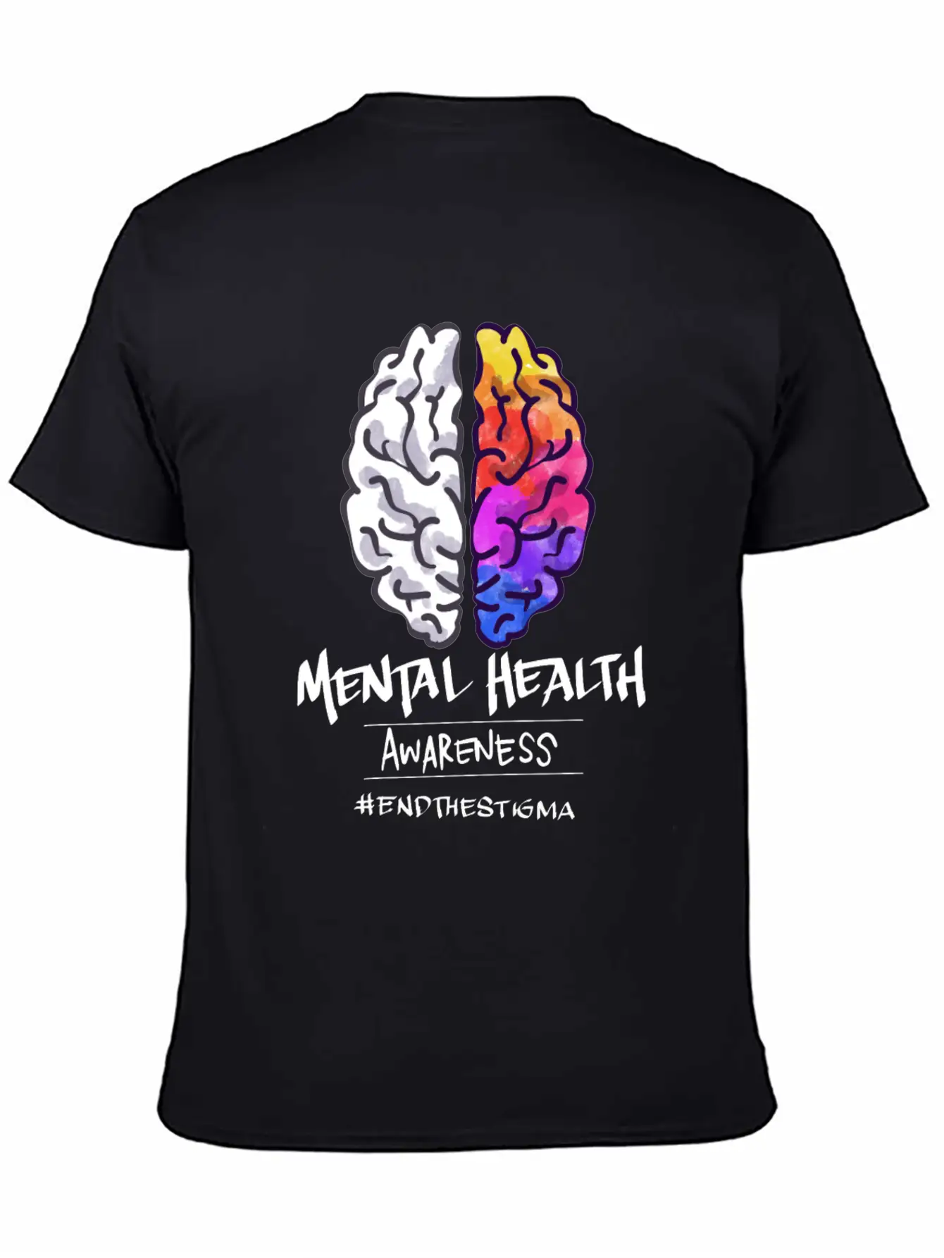 Mental Health Matters Awareness End The Stigma Relaxed Everyday Tee – Lightweight And Durable Cotton