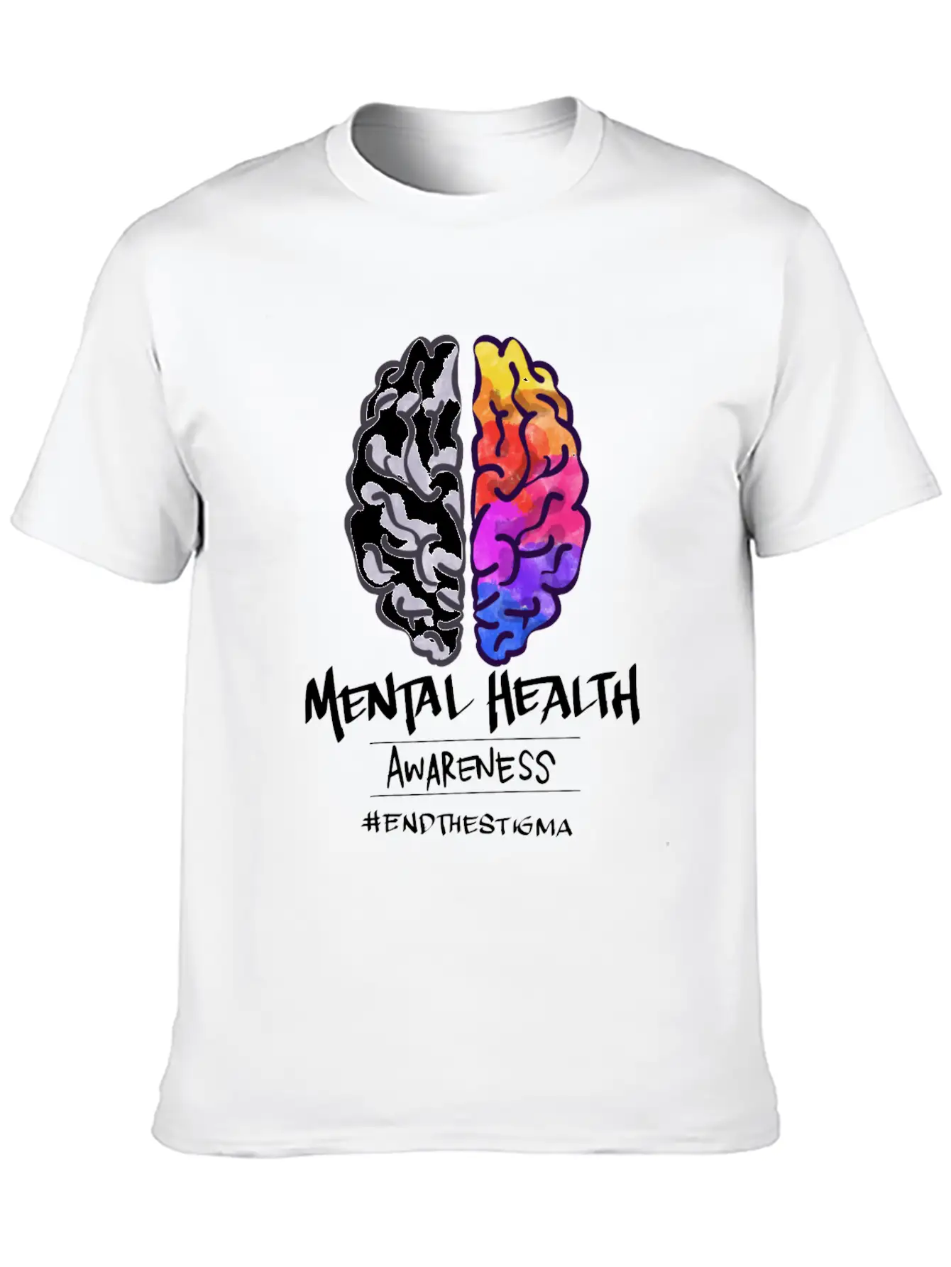 Mental Health Matters Awareness End The Stigma Relaxed Everyday Tee – Lightweight And Durable Cotton