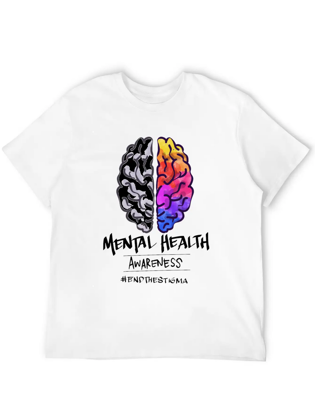 Mental Health Matters Awareness End The Stigma Relaxed Everyday Tee – Lightweight And Durable Cotton