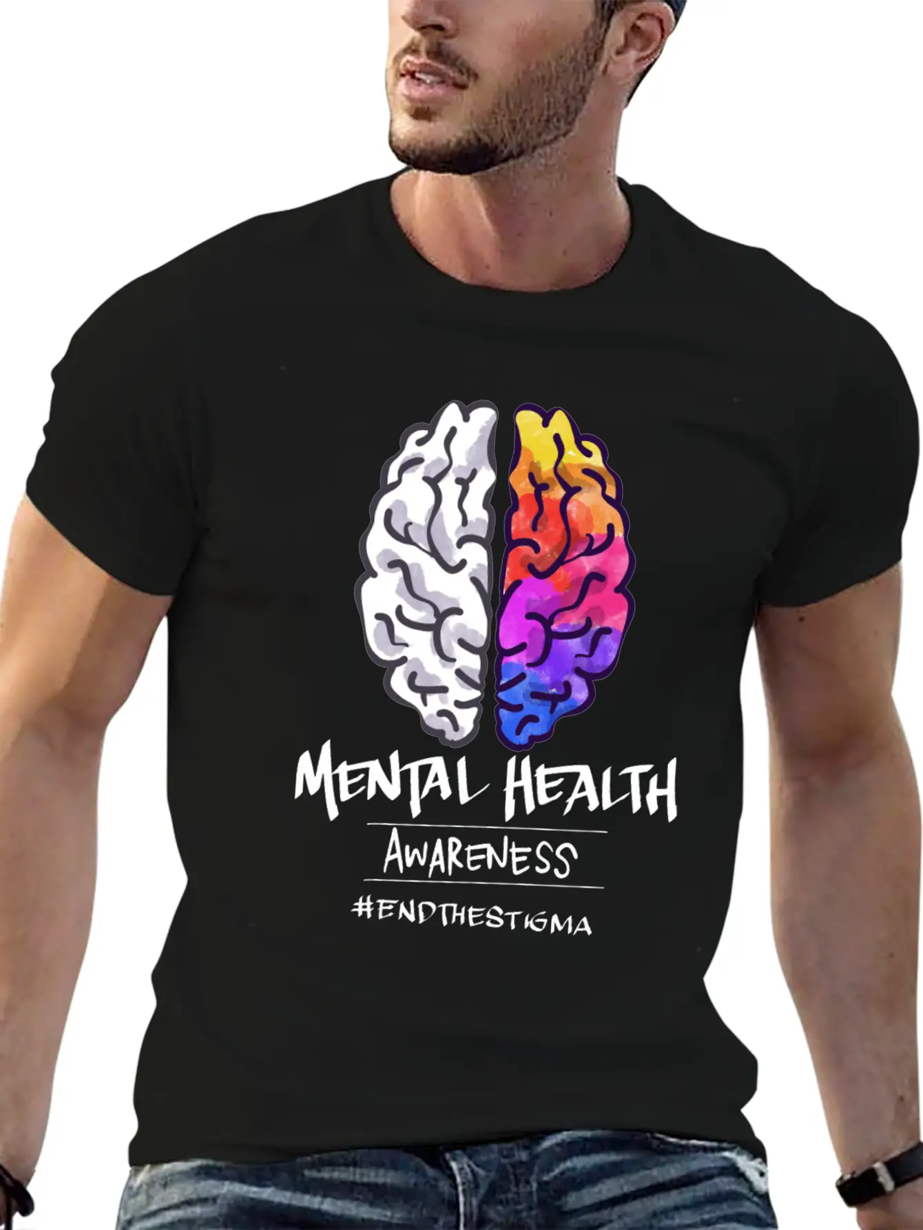Mental Health Matters Awareness End The Stigma Relaxed Everyday Tee – Lightweight And Durable Cotton