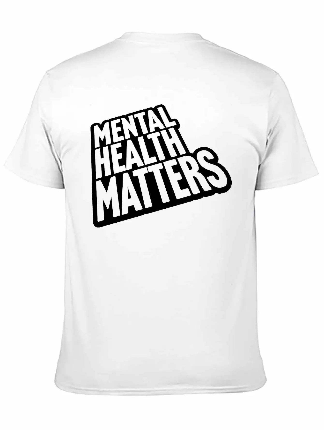 Mental Health Matters Quote Basic Graphic T-Shirt – Daily Comfort In Soft Cotton
