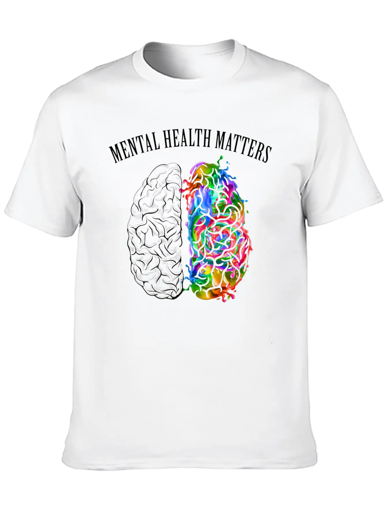 Mental Health Matters Timeless Short Sleeve Tee – Comfy And Minimalist Design
