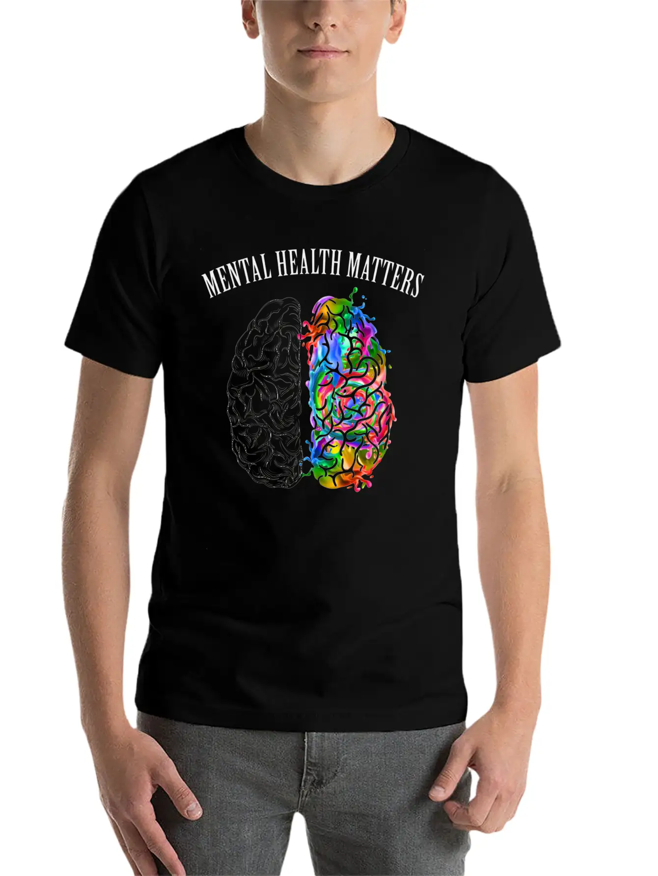 Mental Health Matters Timeless Short Sleeve Tee – Comfy And Minimalist Design