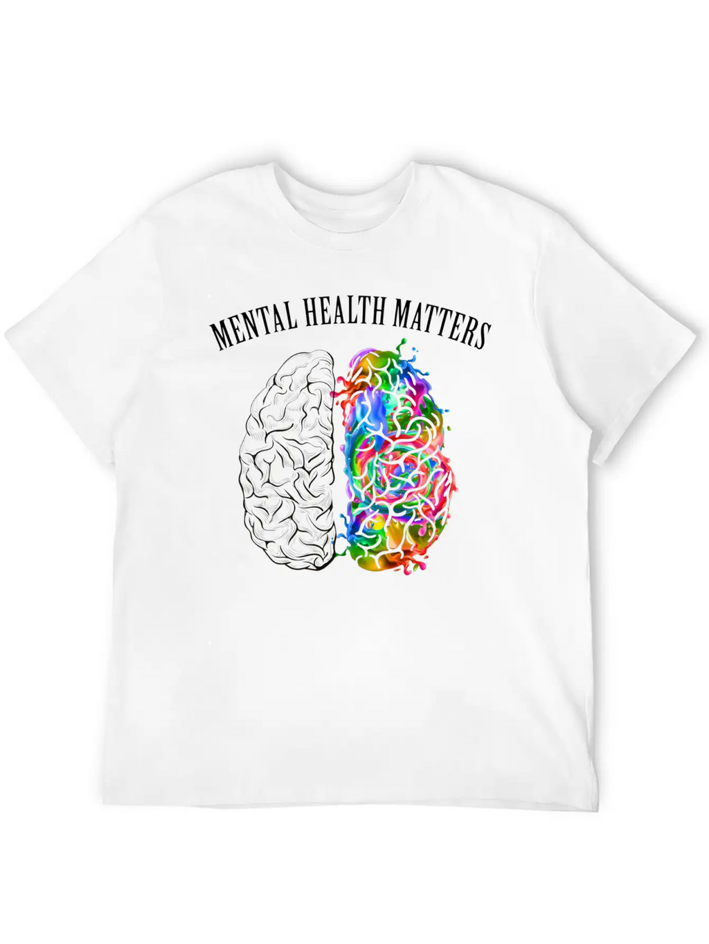 Mental Health Matters Timeless Short Sleeve Tee – Comfy And Minimalist Design