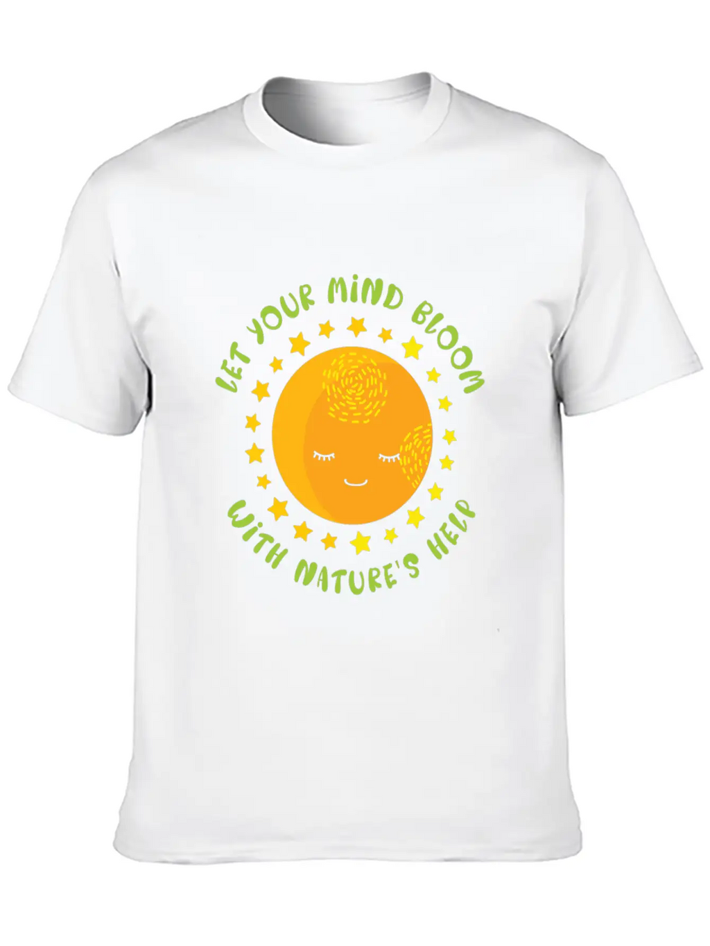 Mental Health Nature Environment Health Awareness Basic Graphic T-Shirt – Daily Comfort In Soft Cotton