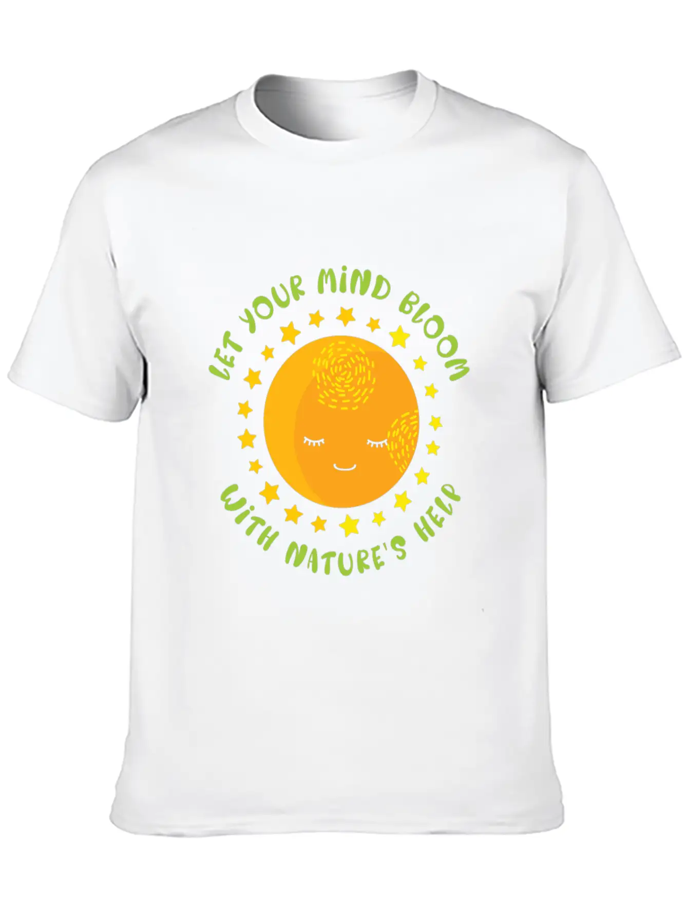 Mental Health Nature Environment Health Awareness Basic Graphic T-Shirt – Daily Comfort In Soft Cotton