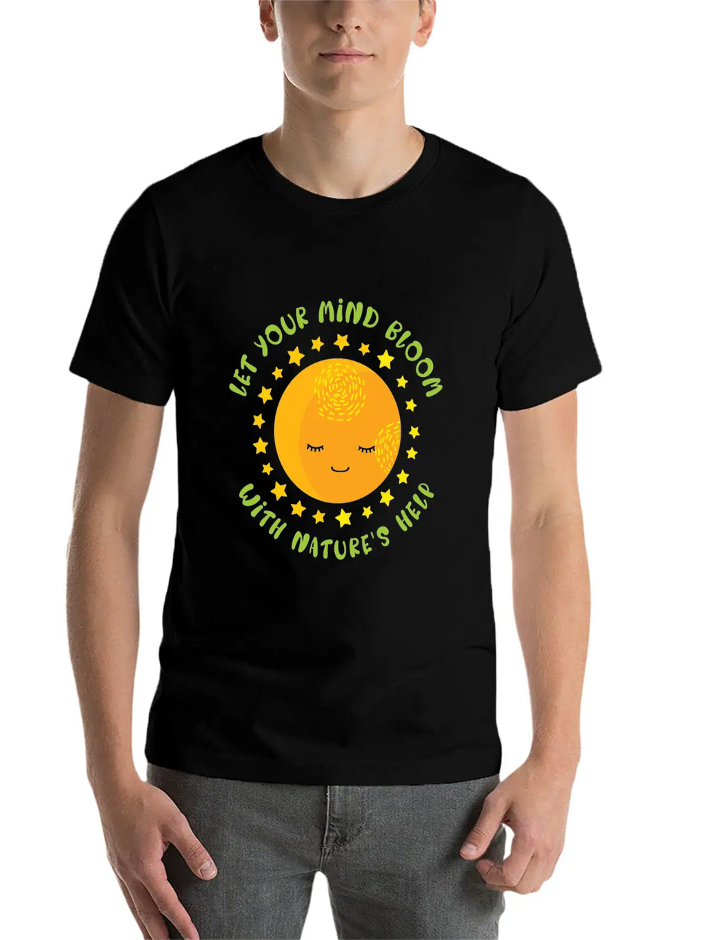 Mental Health Nature Environment Health Awareness Basic Graphic T-Shirt – Daily Comfort In Soft Cotton