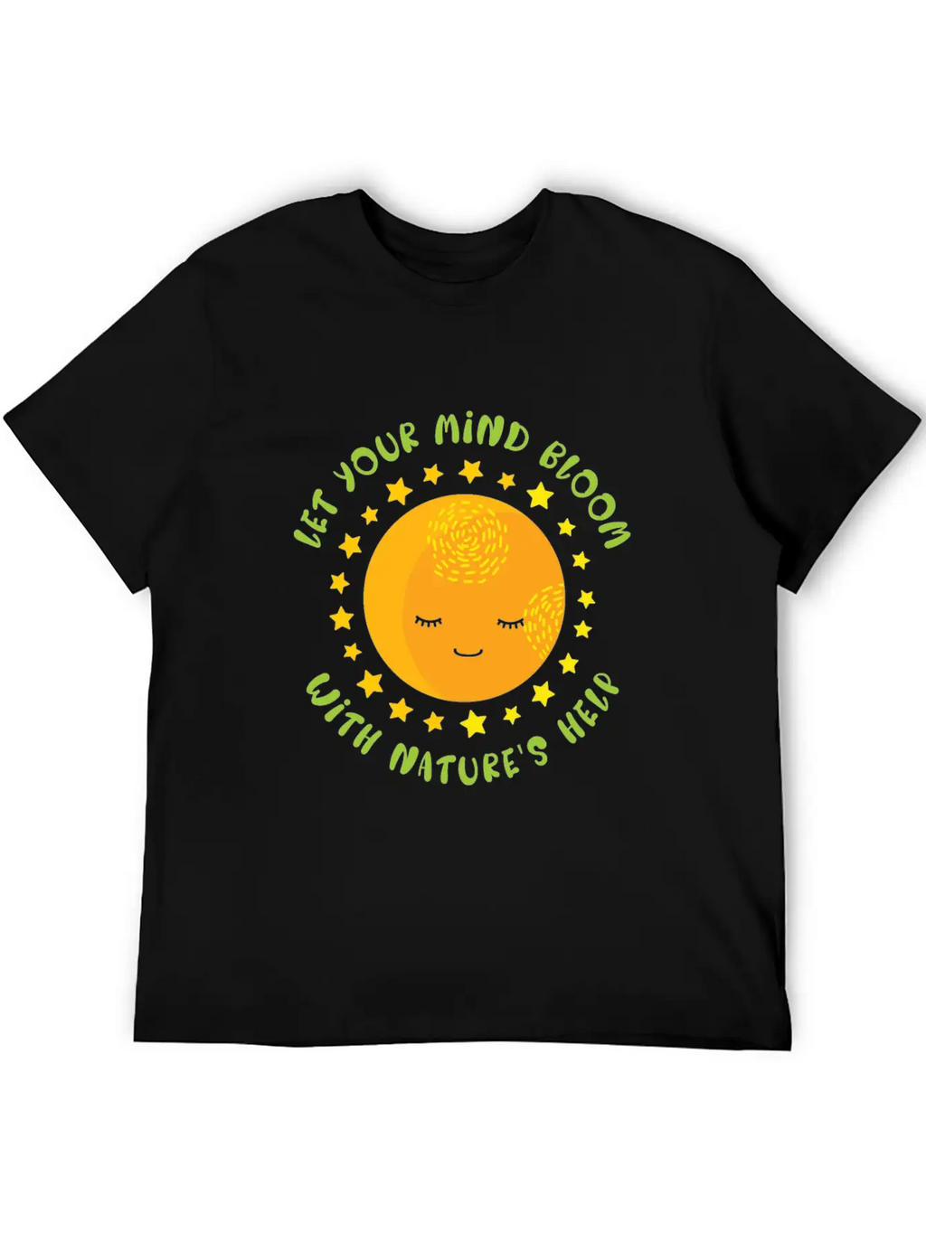 Mental Health Nature Environment Health Awareness Basic Graphic T-Shirt – Daily Comfort In Soft Cotton