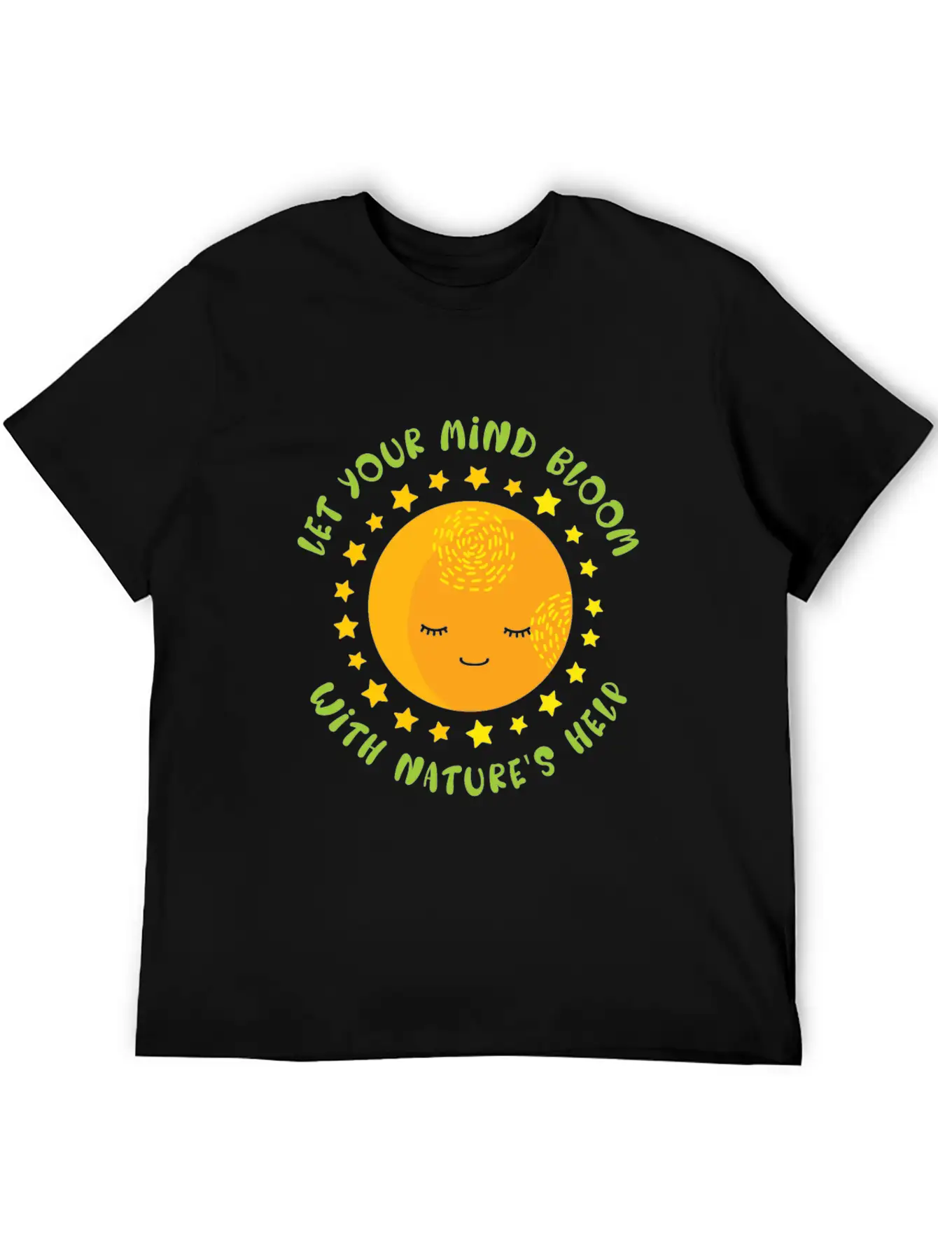 Mental Health Nature Environment Health Awareness Basic Graphic T-Shirt – Daily Comfort In Soft Cotton