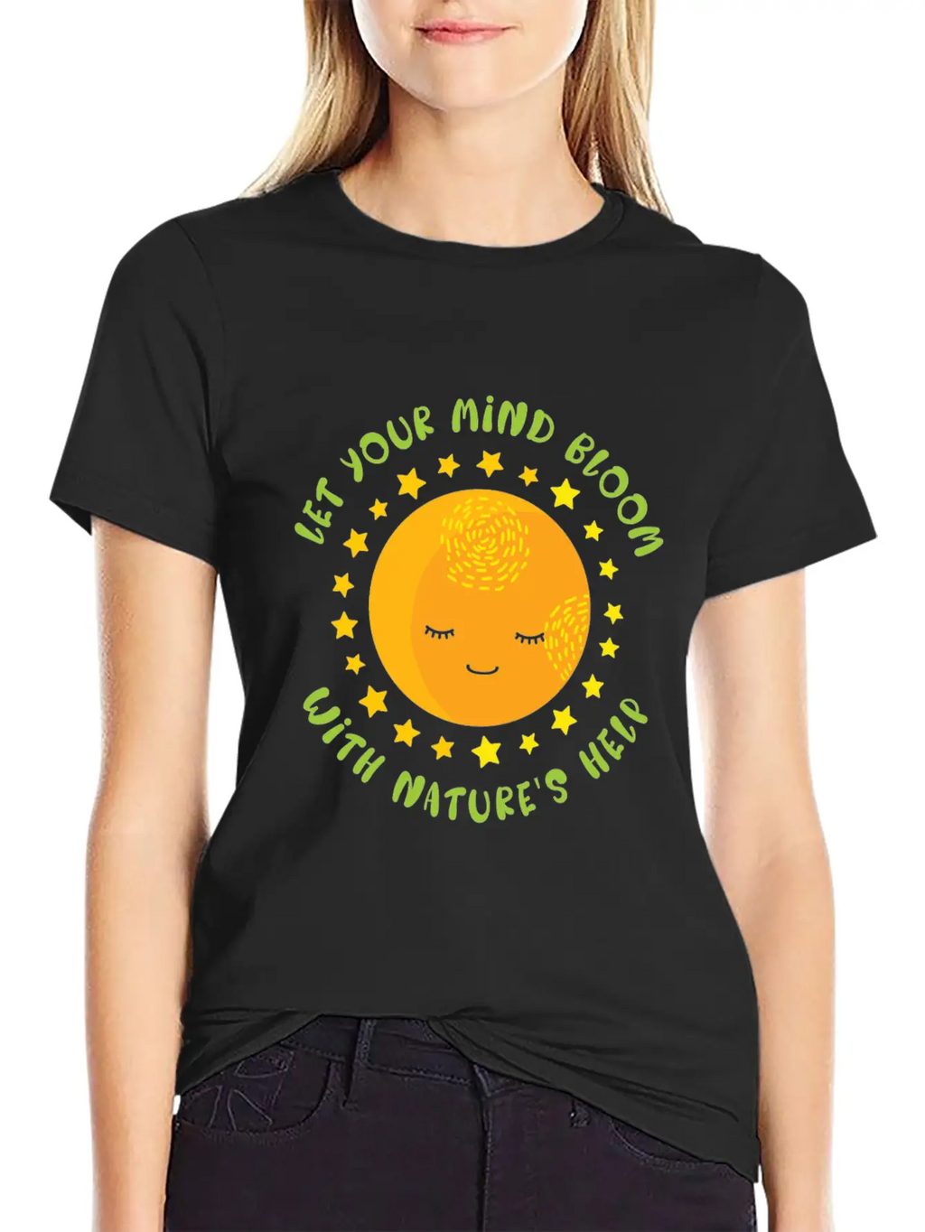 Mental Health Nature Environment Health Awareness Basic Graphic T-Shirt – Daily Comfort In Soft Cotton