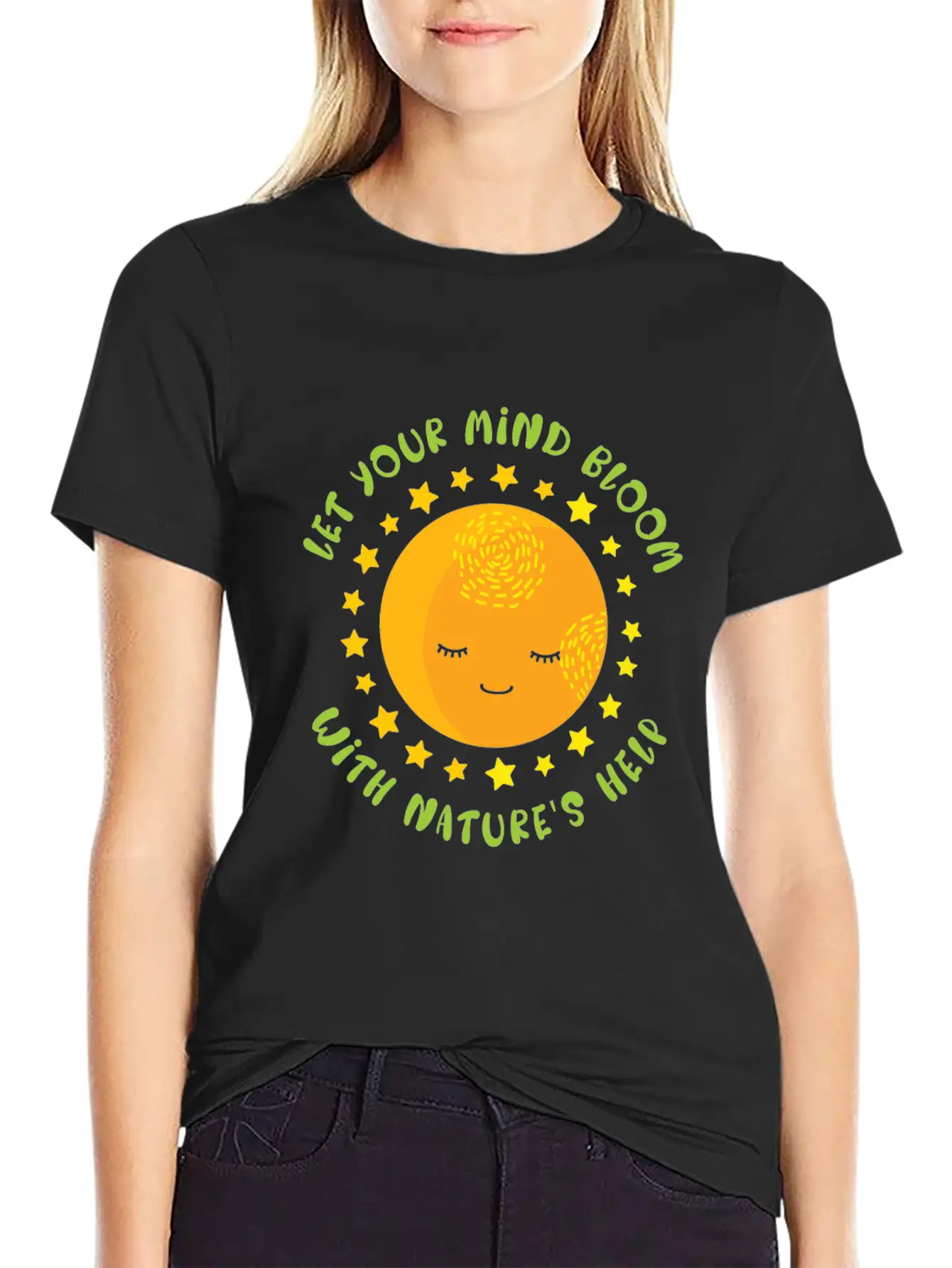 Mental Health Nature Environment Health Awareness Basic Graphic T-Shirt – Daily Comfort In Soft Cotton