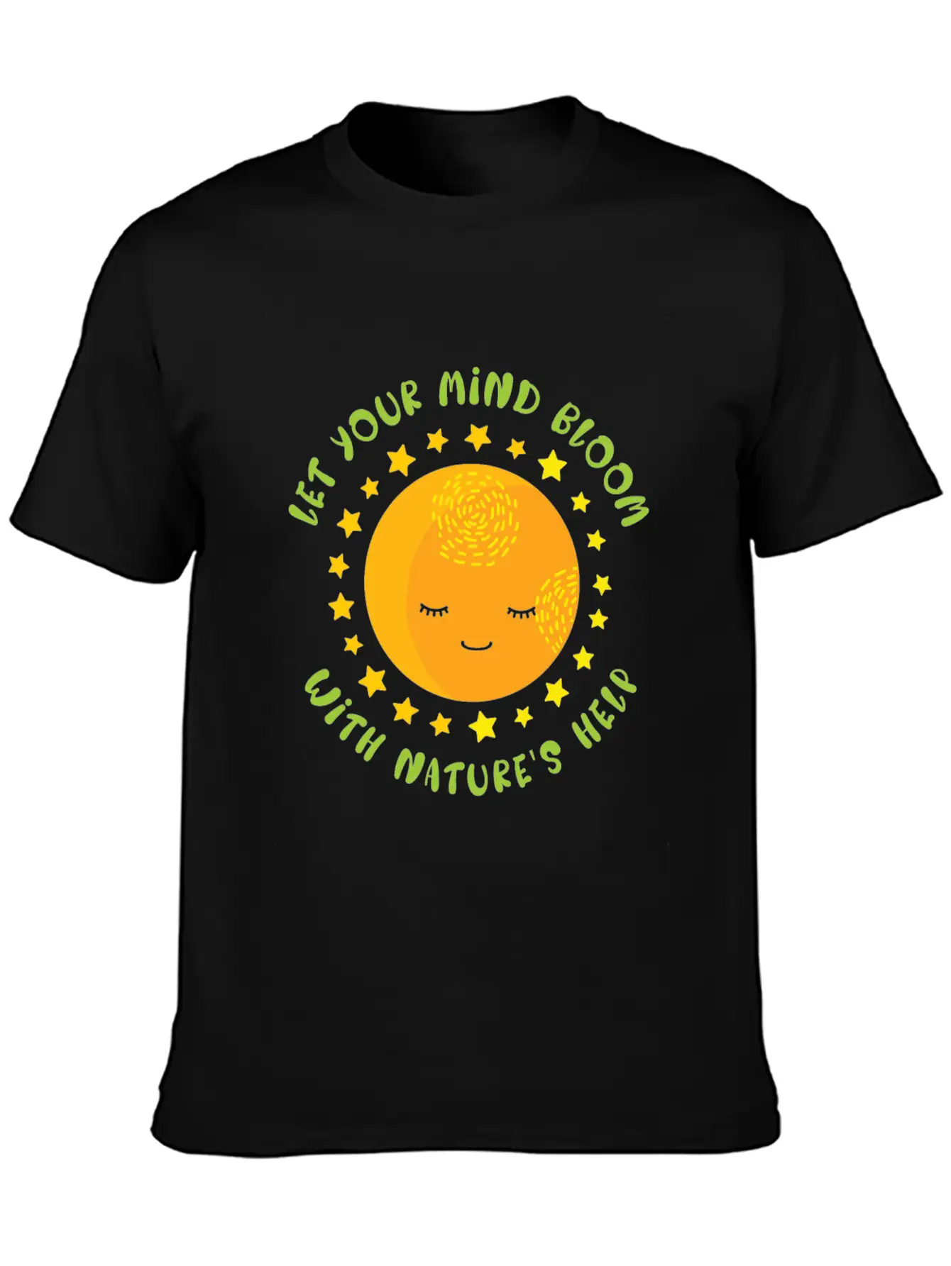 Mental Health Nature Environment Health Awareness Basic Graphic T-Shirt – Daily Comfort In Soft Cotton