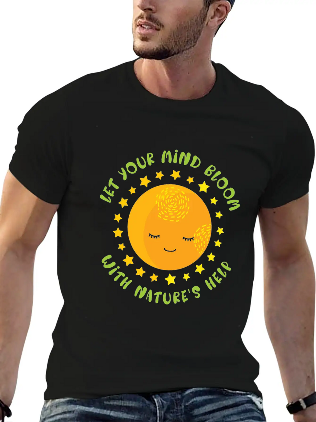 Mental Health Nature Environment Health Awareness Basic Graphic T-Shirt – Daily Comfort In Soft Cotton