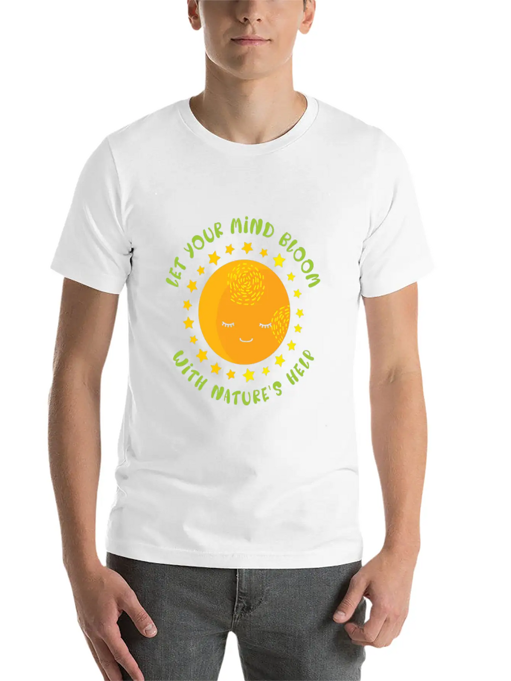 Mental Health Nature Environment Health Awareness Basic Graphic T-Shirt – Daily Comfort In Soft Cotton