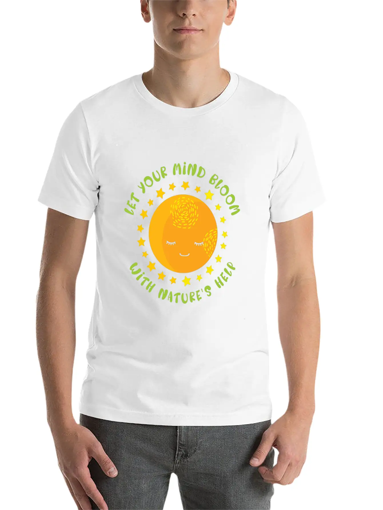 Mental Health Nature Environment Health Awareness Basic Graphic T-Shirt – Daily Comfort In Soft Cotton