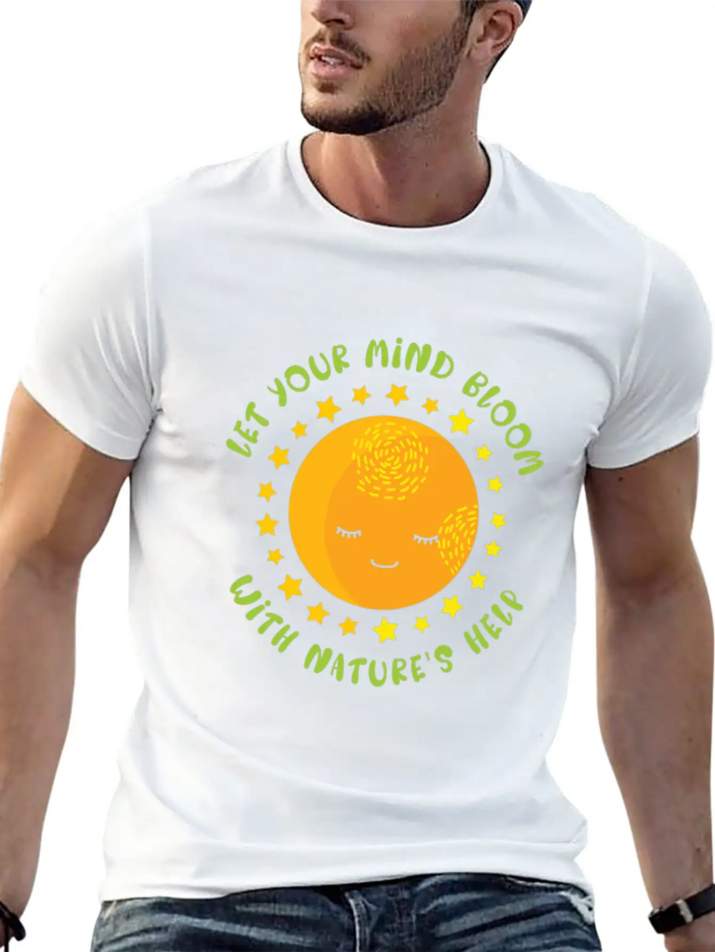 Mental Health Nature Environment Health Awareness Basic Graphic T-Shirt – Daily Comfort In Soft Cotton