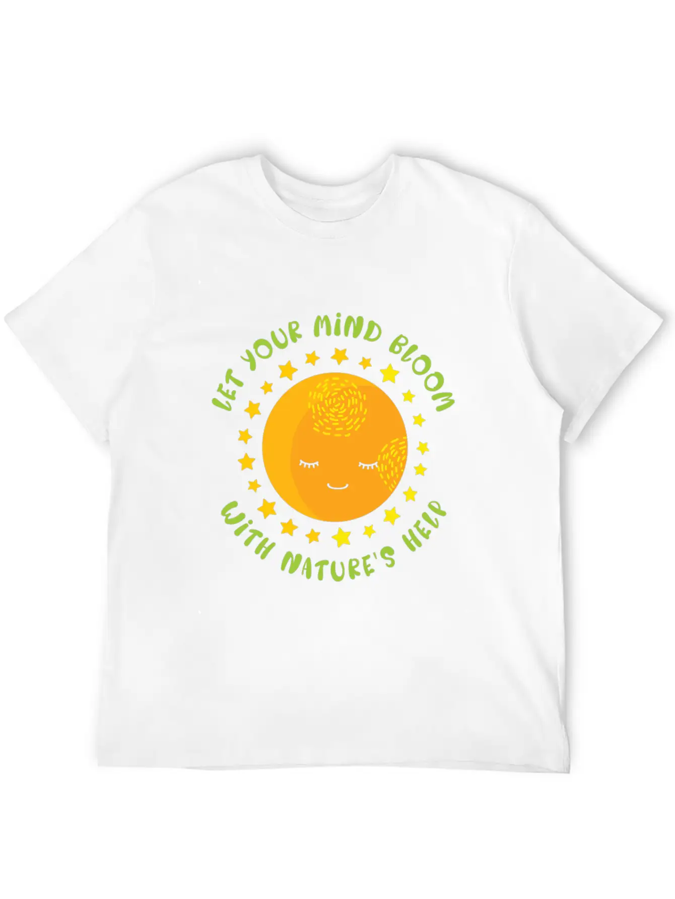 Mental Health Nature Environment Health Awareness Basic Graphic T-Shirt – Daily Comfort In Soft Cotton