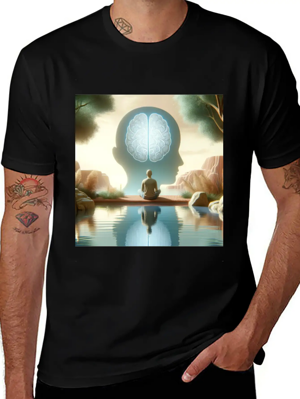 Mental Health Reflections Wellness T Shirt Essential Cotton Tee For Daily Outfits – Unisex Style