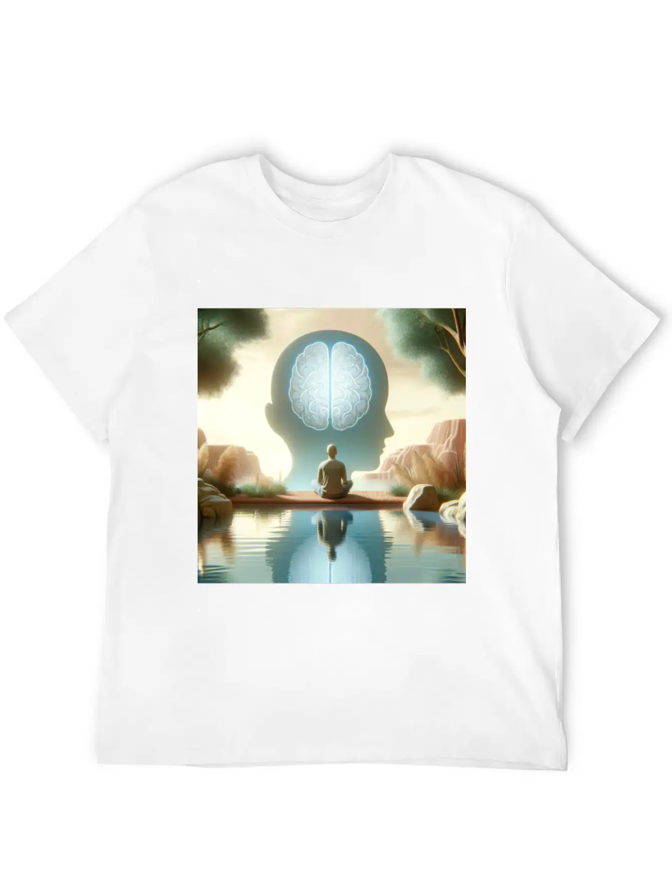 Mental Health Reflections Wellness T Shirt Essential Cotton Tee For Daily Outfits – Unisex Style