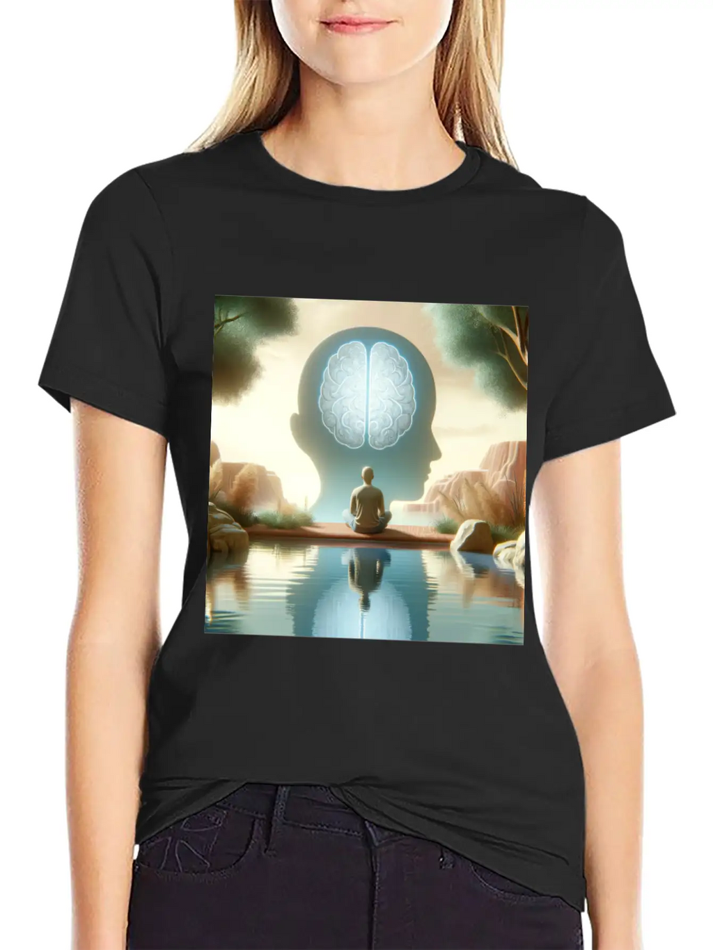 Mental Health Reflections Wellness T Shirt Essential Cotton Tee For Daily Outfits – Unisex Style
