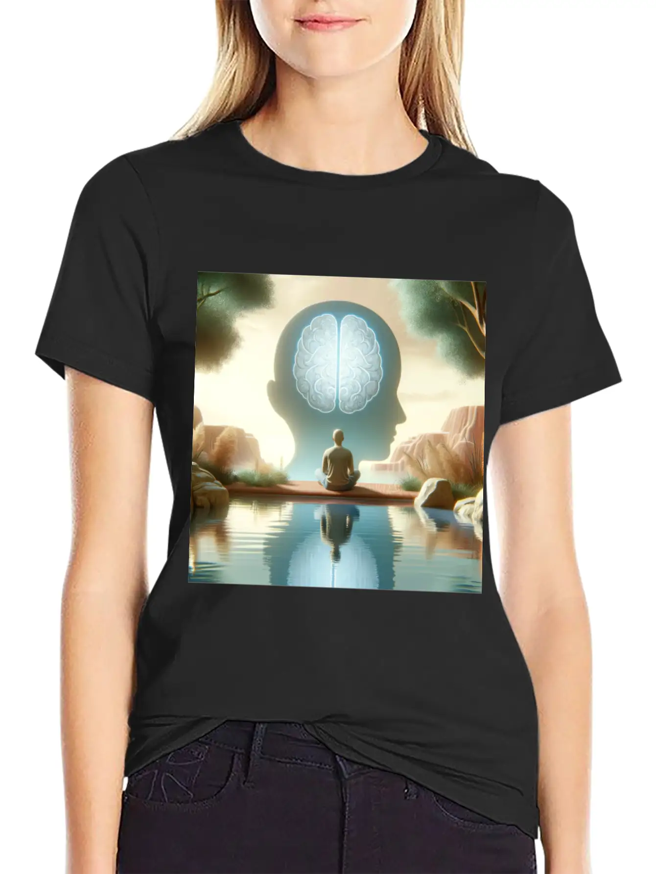 Mental Health Reflections Wellness T Shirt Essential Cotton Tee For Daily Outfits – Unisex Style