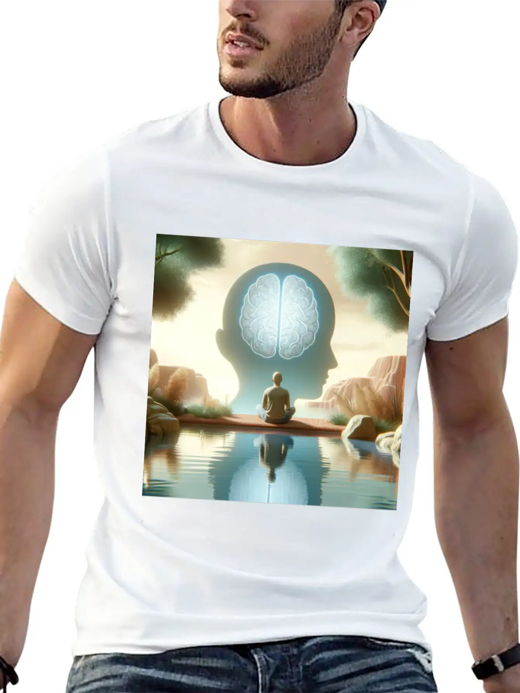 Mental Health Reflections Wellness T Shirt Essential Cotton Tee For Daily Outfits – Unisex Style
