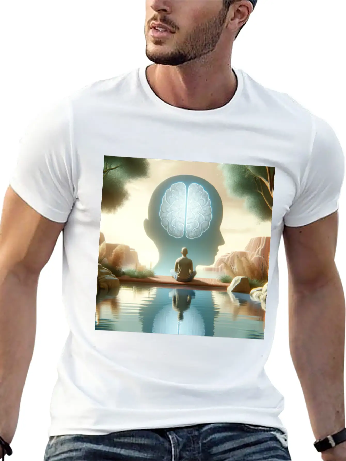 Mental Health Reflections Wellness T Shirt Essential Cotton Tee For Daily Outfits – Unisex Style