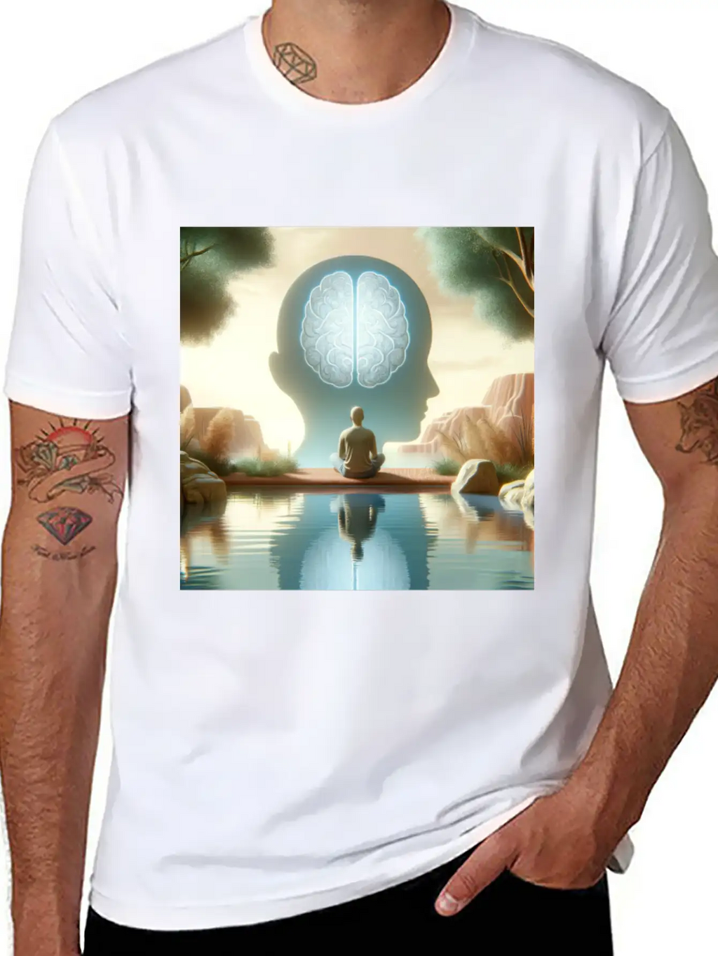 Mental Health Reflections Wellness T Shirt Essential Cotton Tee For Daily Outfits – Unisex Style