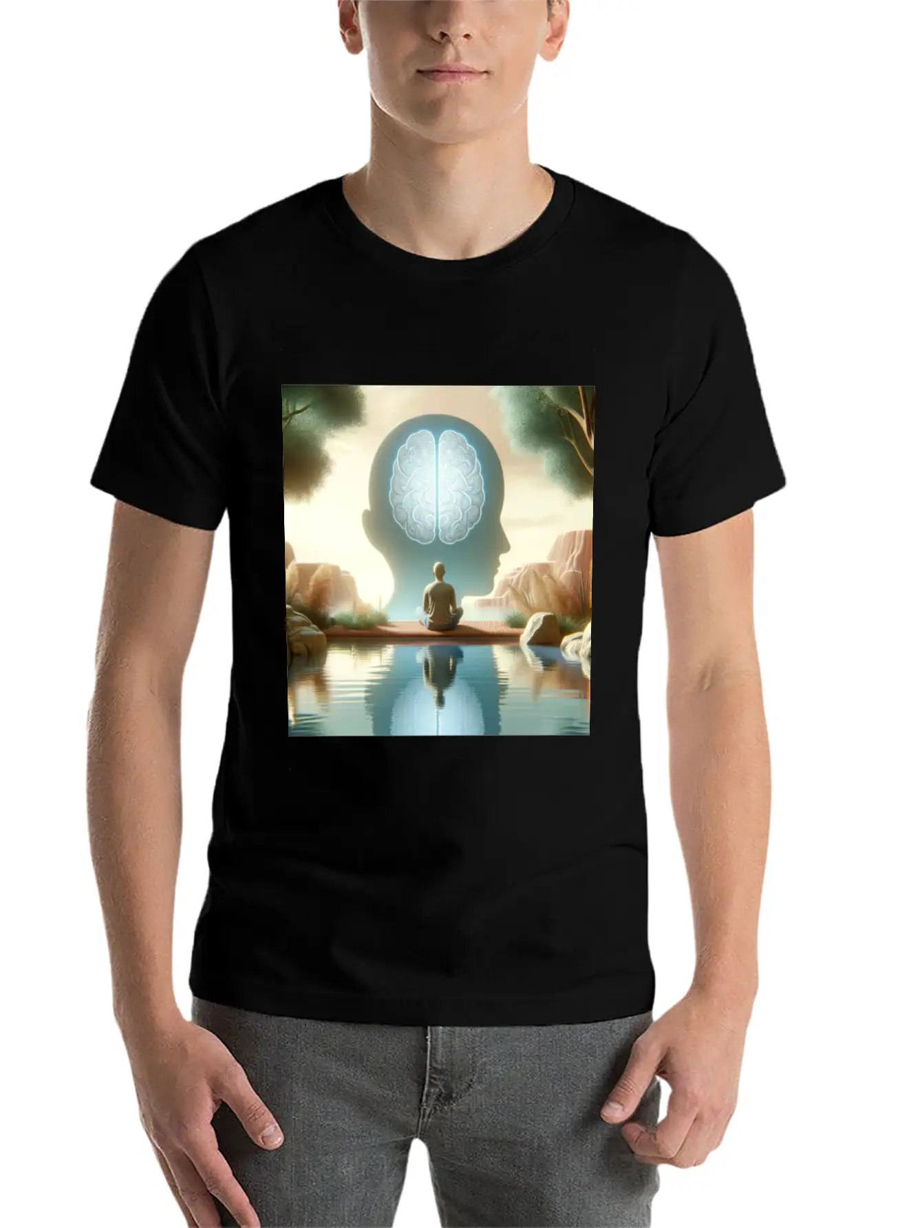 Mental Health Reflections Wellness T Shirt Essential Cotton Tee For Daily Outfits – Unisex Style
