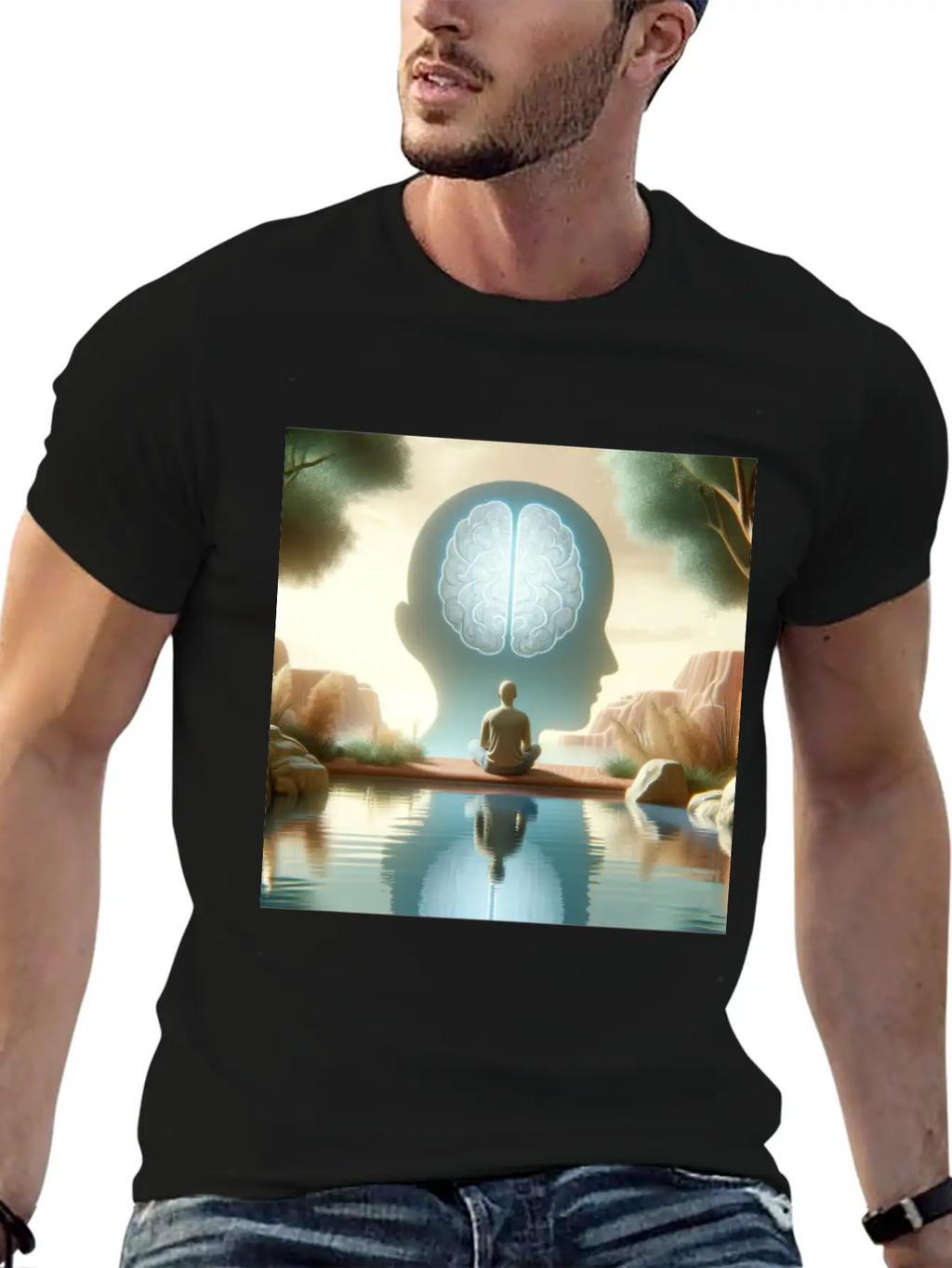 Mental Health Reflections Wellness T Shirt Essential Cotton Tee For Daily Outfits – Unisex Style