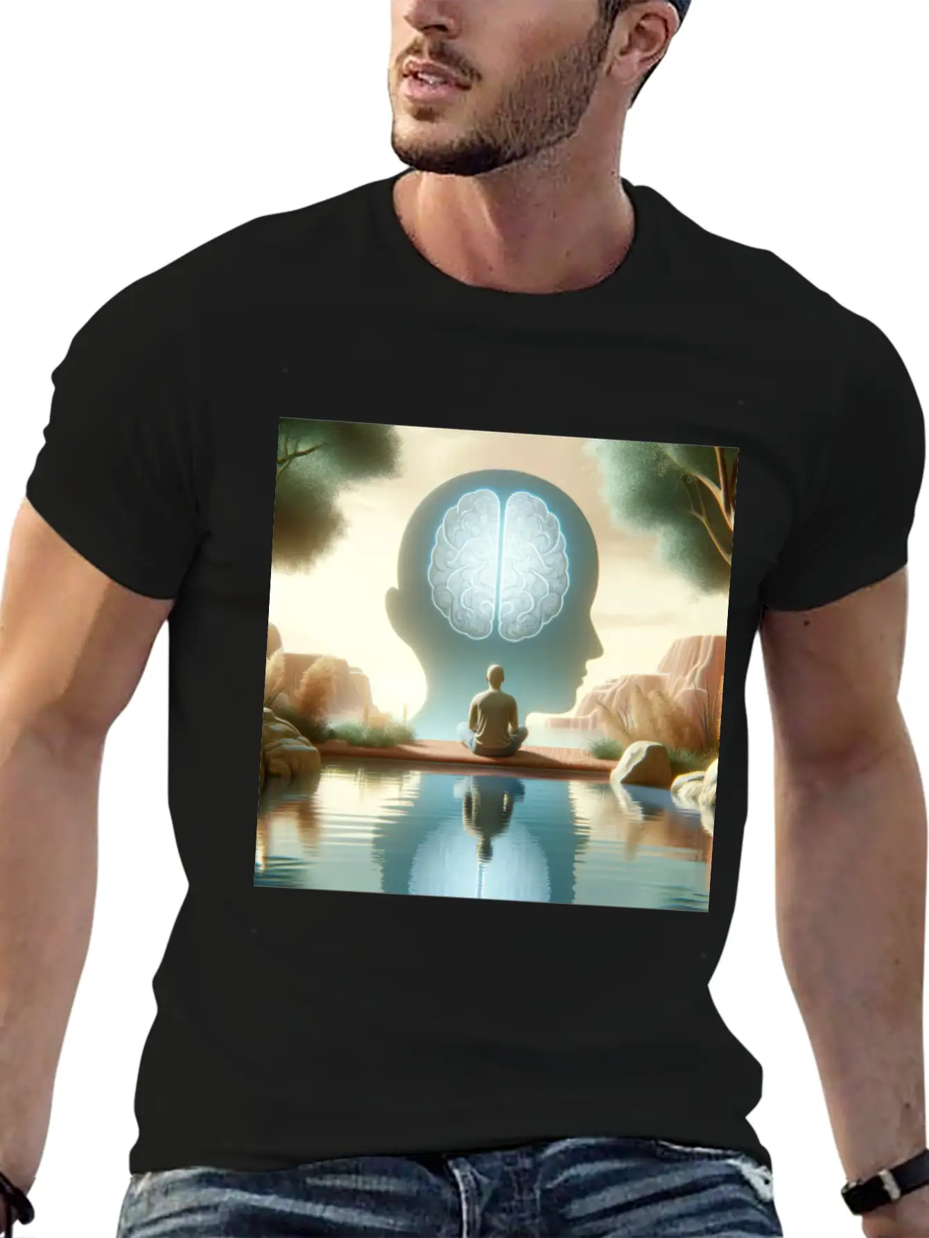 Mental Health Reflections Wellness T Shirt Essential Cotton Tee For Daily Outfits – Unisex Style