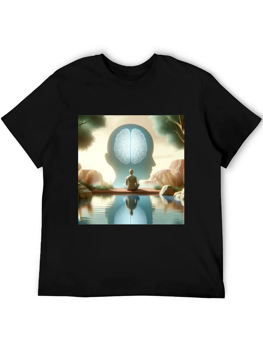 Mental Health Reflections Wellness T Shirt Essential Cotton Tee For Daily Outfits – Unisex Style