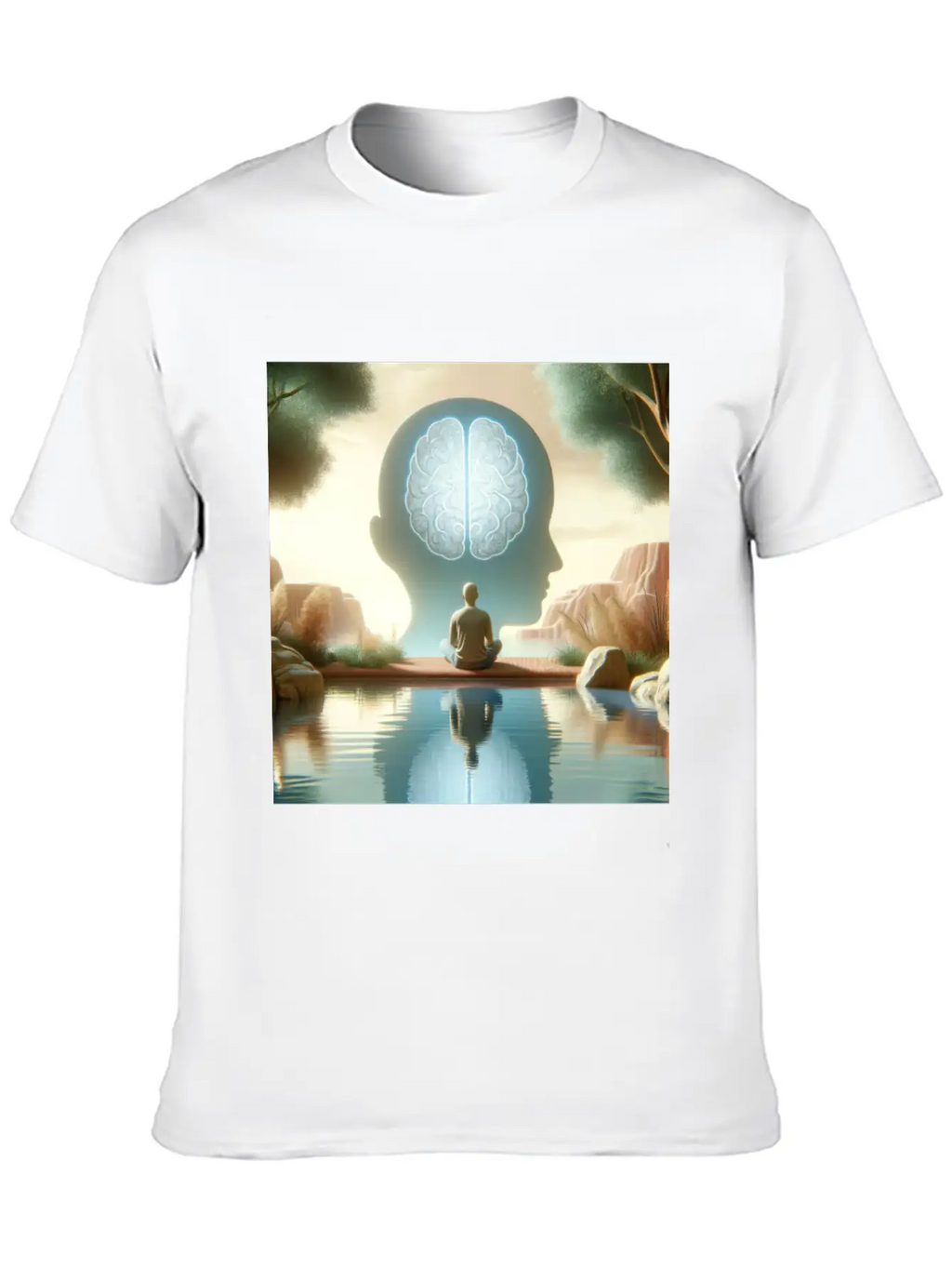 Mental Health Reflections Wellness T Shirt Essential Cotton Tee For Daily Outfits – Unisex Style