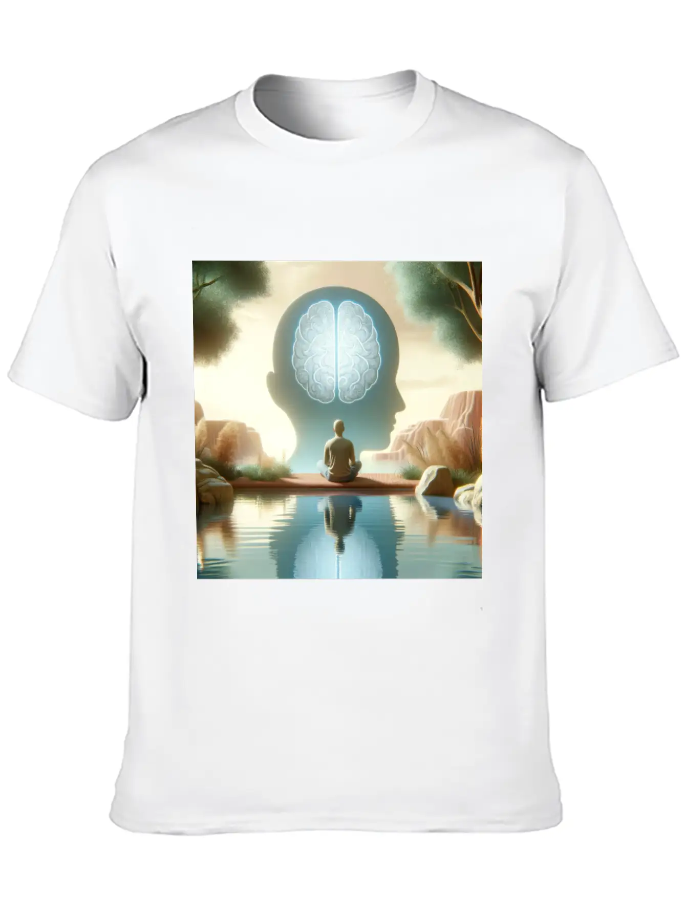 Mental Health Reflections Wellness T Shirt Essential Cotton Tee For Daily Outfits – Unisex Style