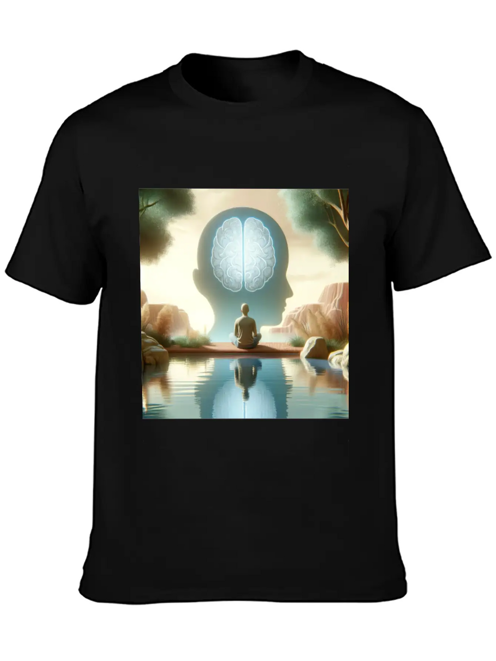 Mental Health Reflections Wellness T Shirt Essential Cotton Tee For Daily Outfits – Unisex Style