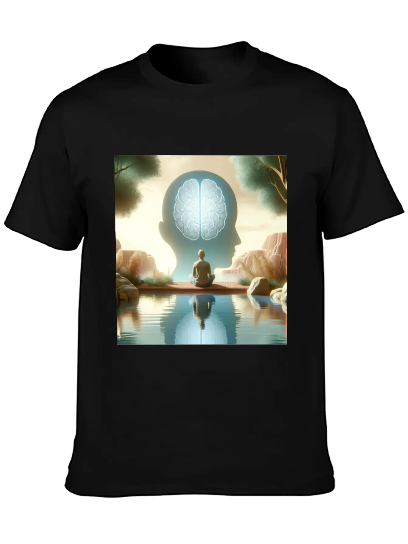 Mental Health Reflections Wellness T Shirt Essential Cotton Tee For Daily Outfits – Unisex Style