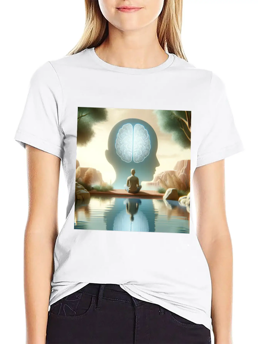 Mental Health Reflections Wellness T Shirt Essential Cotton Tee For Daily Outfits – Unisex Style