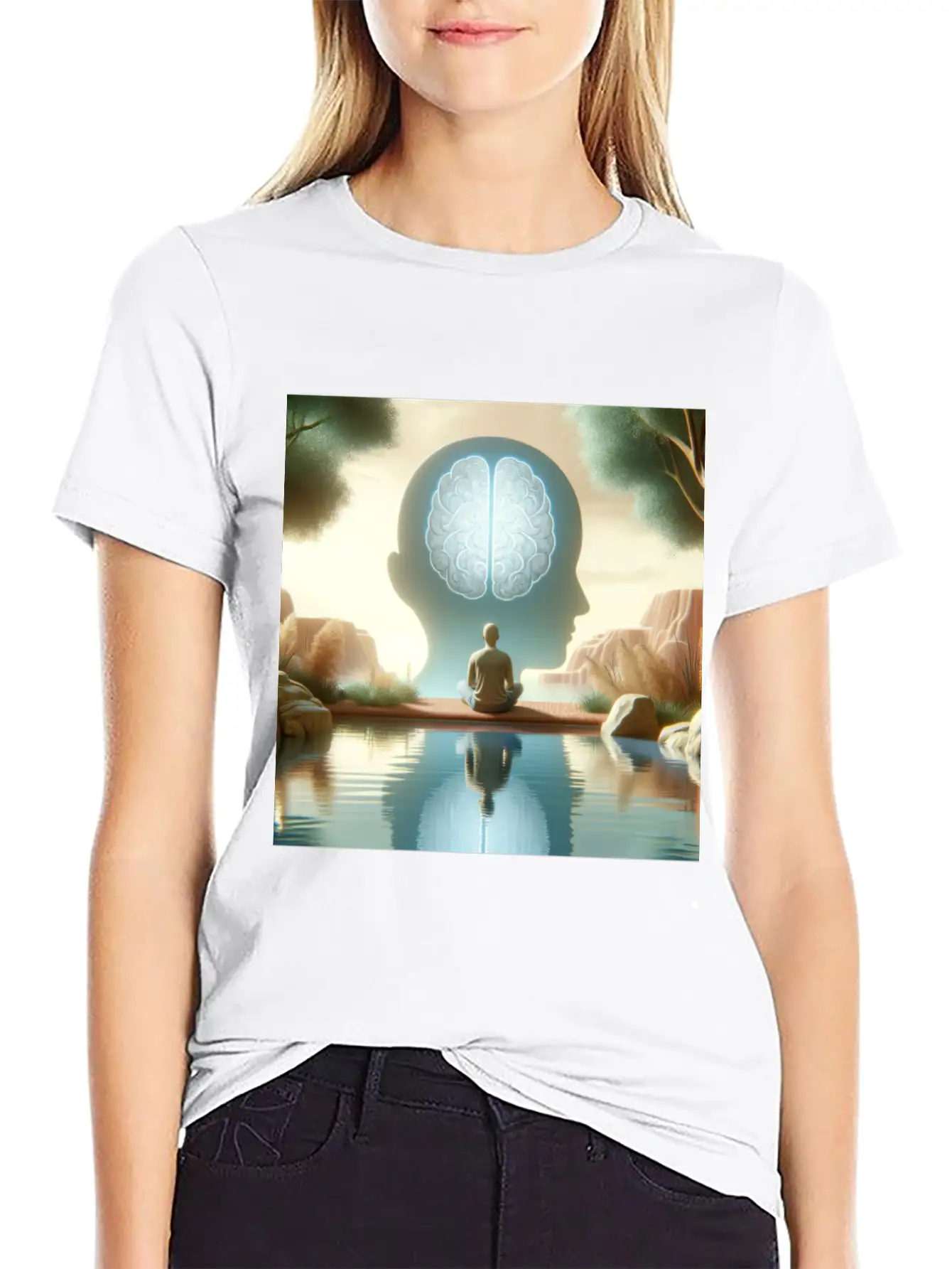 Mental Health Reflections Wellness T Shirt Essential Cotton Tee For Daily Outfits – Unisex Style