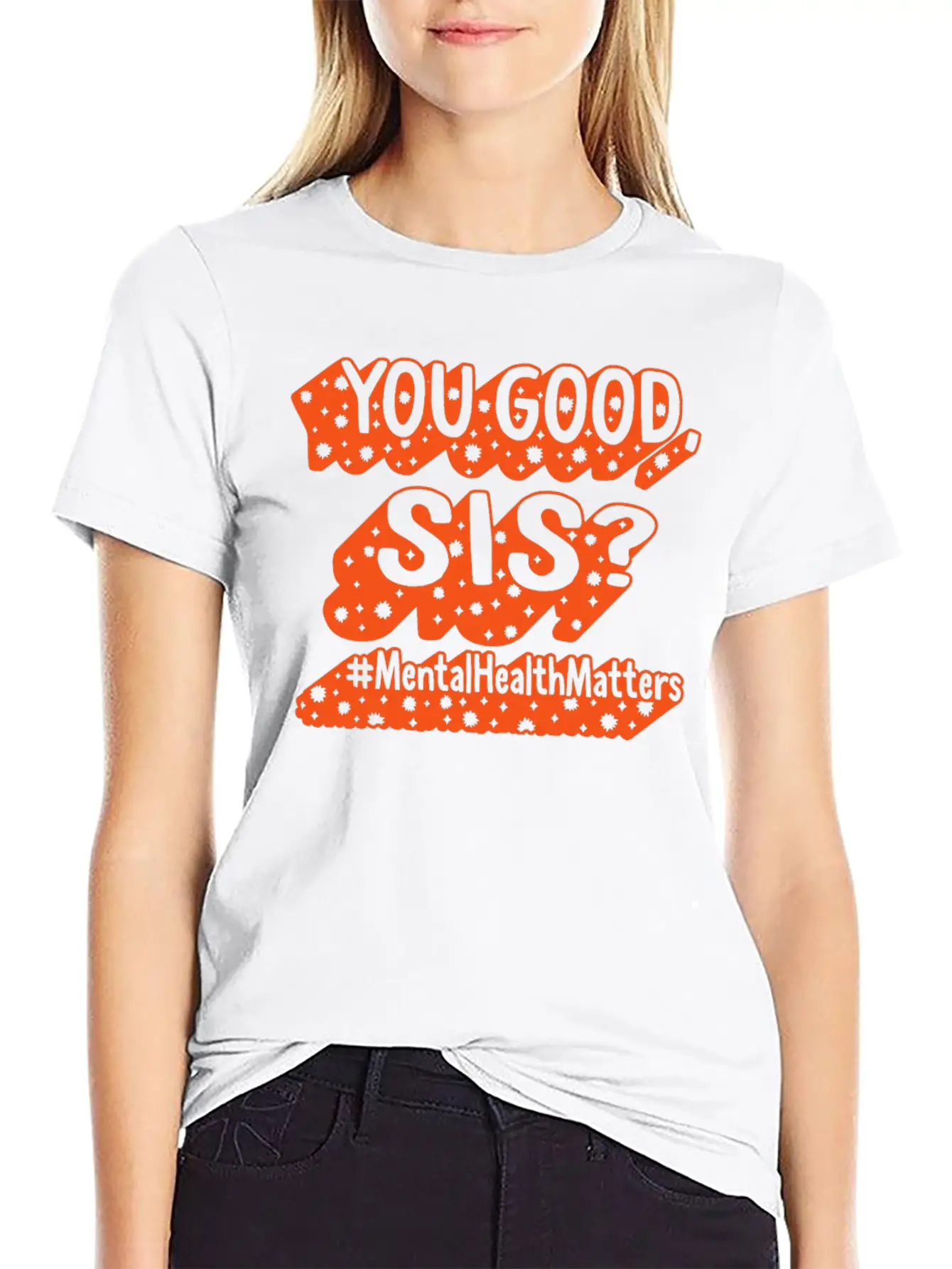Mental Health Shirt, You Good Sis, Mental Health Unisex Casual T-Shirt – Clean Design For Daily Comfort