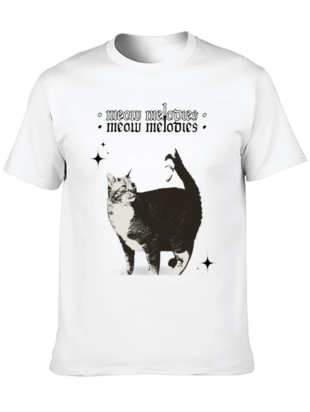Meow Melodies Classic Cotton Tee – Unisex Comfort For Any Season