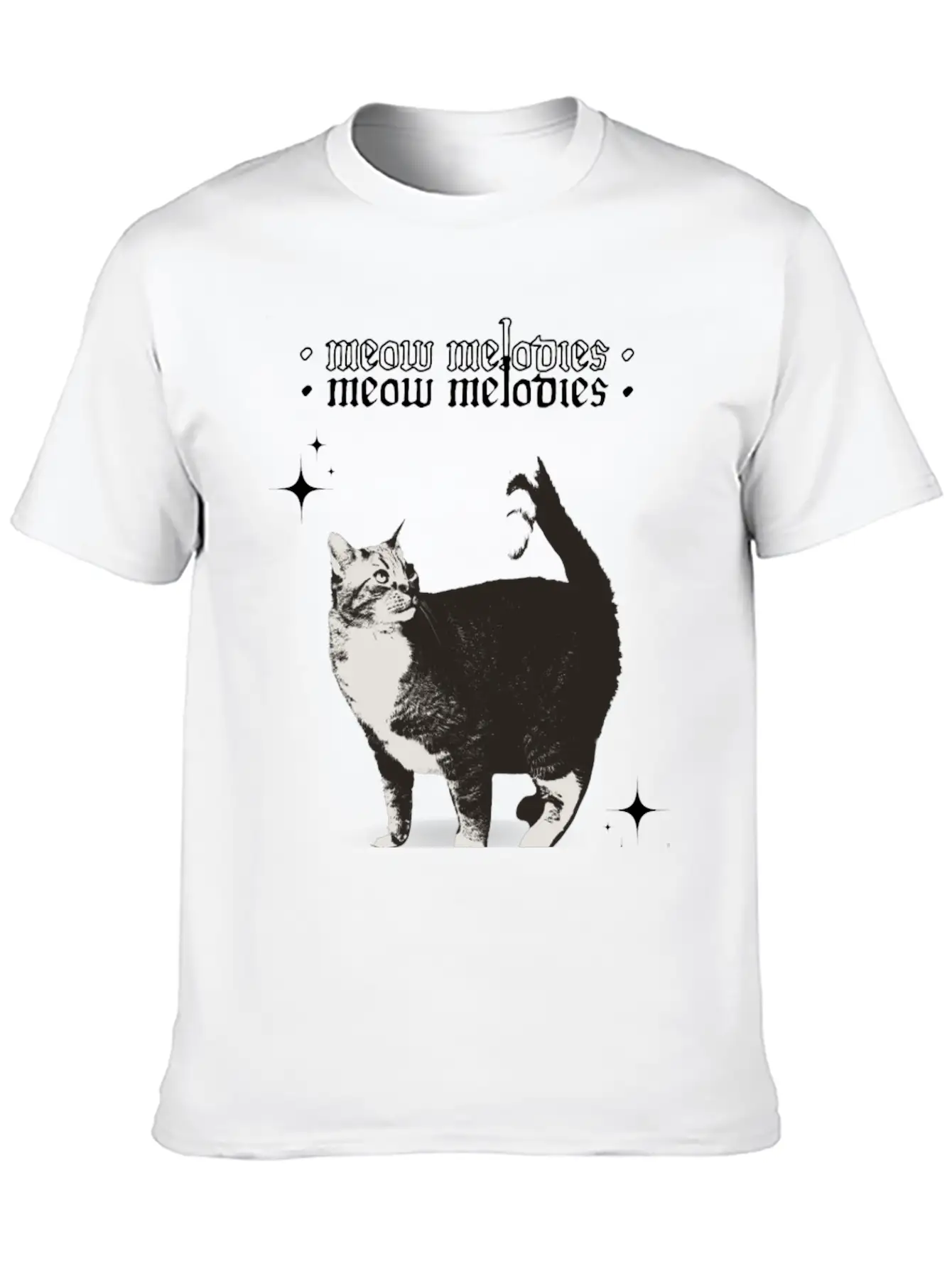 Meow Melodies Classic Cotton Tee – Unisex Comfort For Any Season