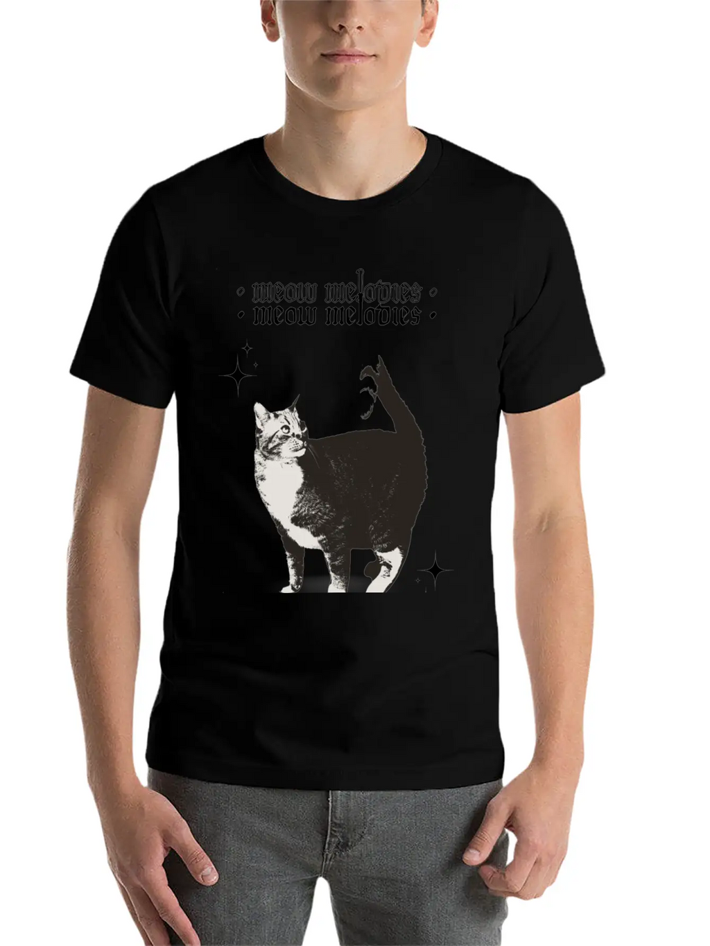 Meow Melodies Classic Cotton Tee – Unisex Comfort For Any Season